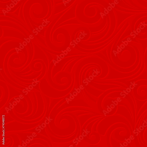 Red seamless pattern. Vector illustration.