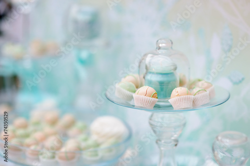 Sweet table on wedding  party