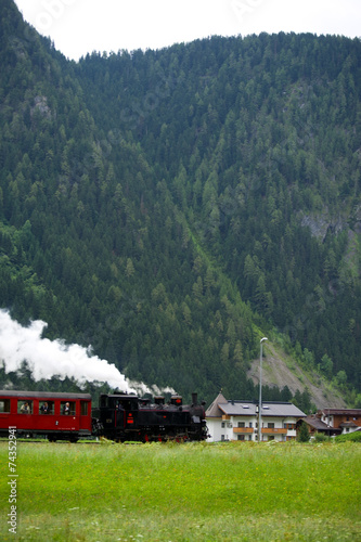 Zillertalbahn in den Alpen - Österreich