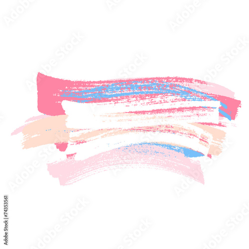 Paint brush strokes