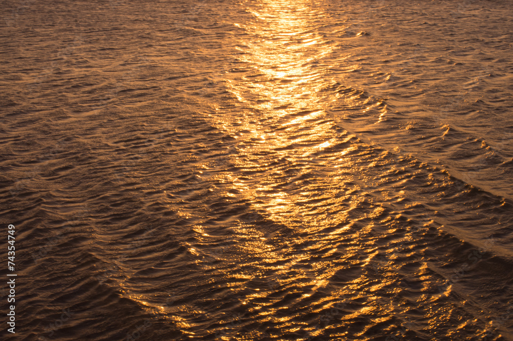 sunset on the sea sunset on the sea