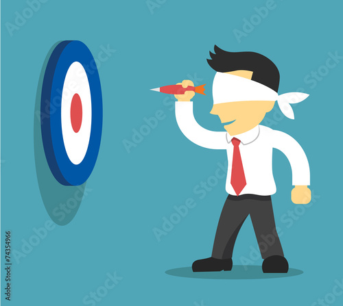 Business strategy. Vector flat illustration