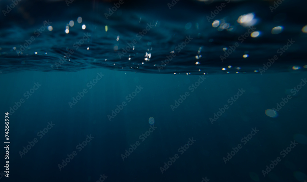 Fototapeta premium Abstract underwater background