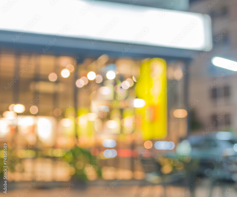 Coffee shop blur background with bokeh image. Coffee shop blur background with bokeh image.