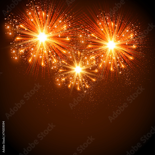 New Year 2015 celebration background  easy all editable
