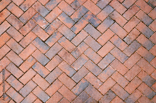Colorful mosaic pavement