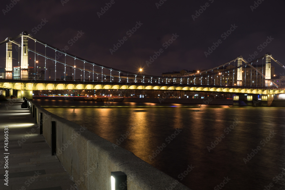 Fototapeta premium Ночной мост