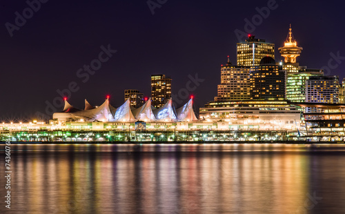 Vancouver On Clear Winter Night photo
