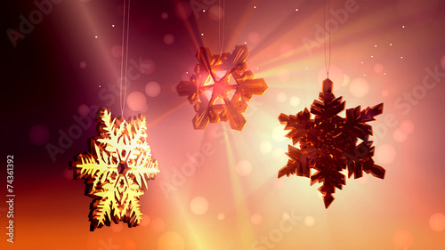 Christmas background,snow crystals and snow flakes