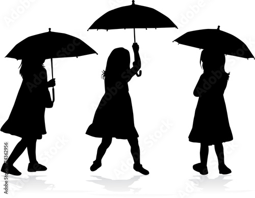 Girl with umbrella