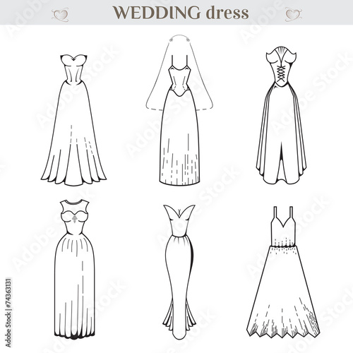 Wedding dress Set.
