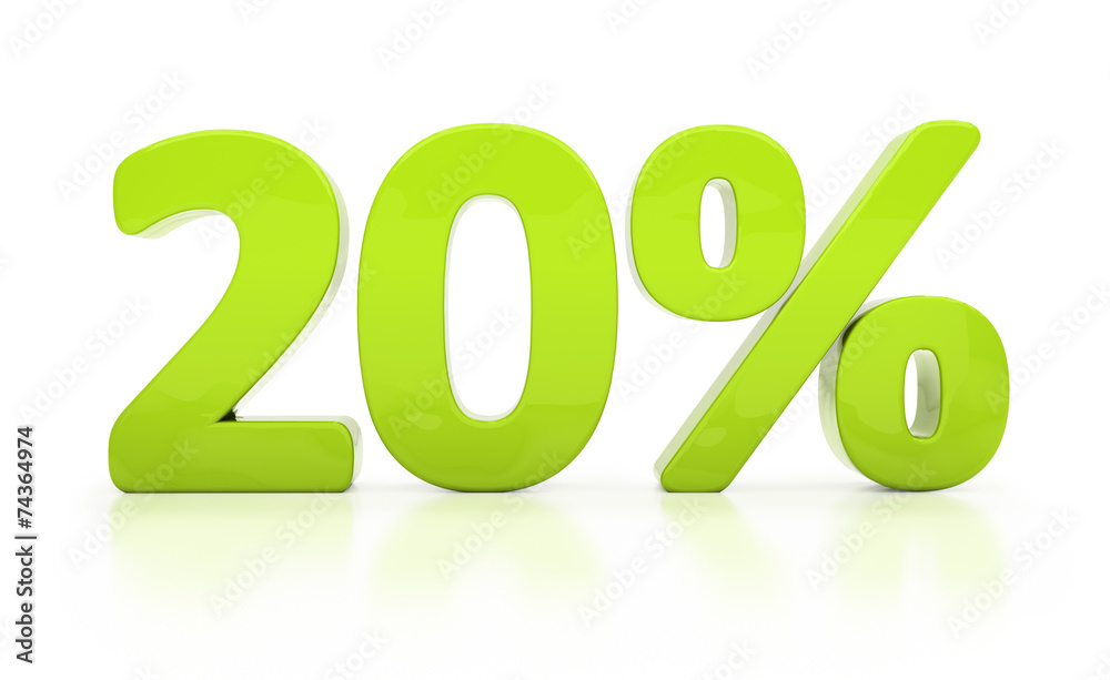 3D twenty percent 3D twenty percent