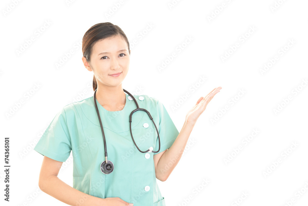 笑顔の女医 笑顔の女医