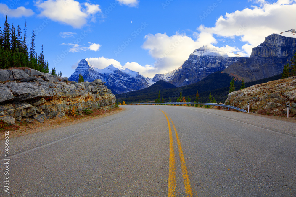 Fototapeta premium Icefield road