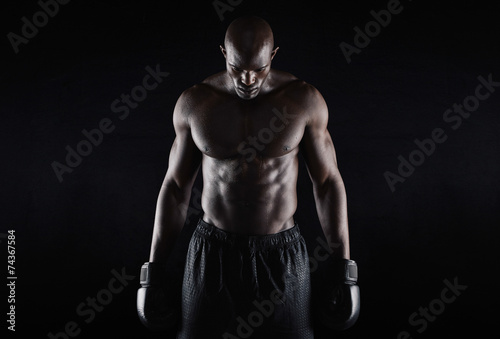 Professional african boxer © Jacob Lund