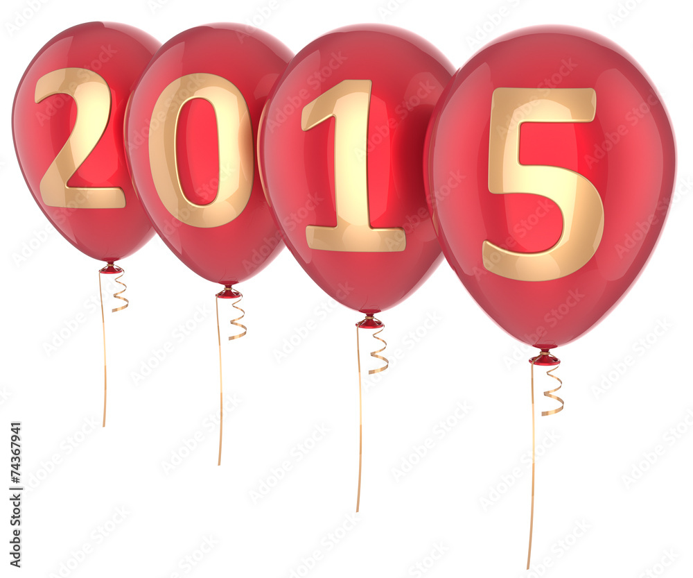 Happy New Year 2015 balloons party decoration Happy New Year 2015 balloons party decoration