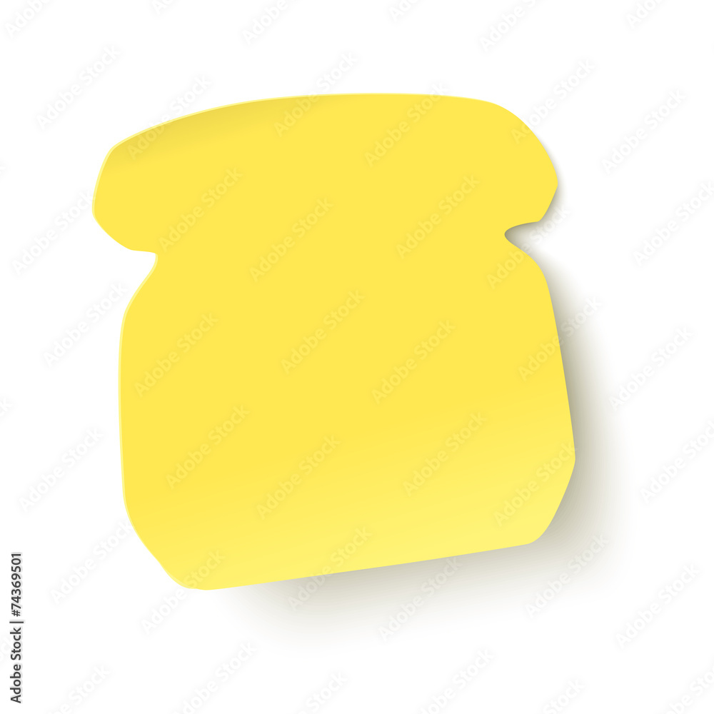 phone shape post it, vector illustration phone shape post it, vector illustration