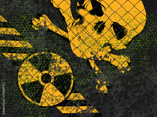 Radioactive sign