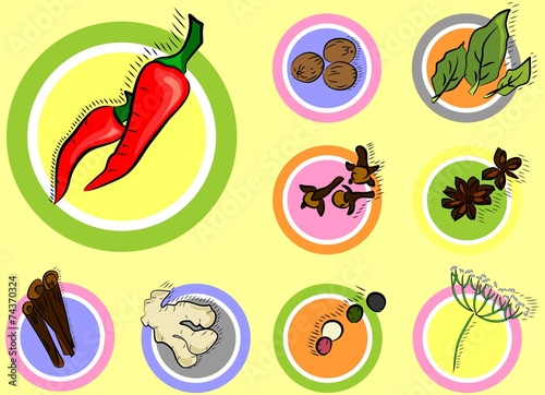 spices icons