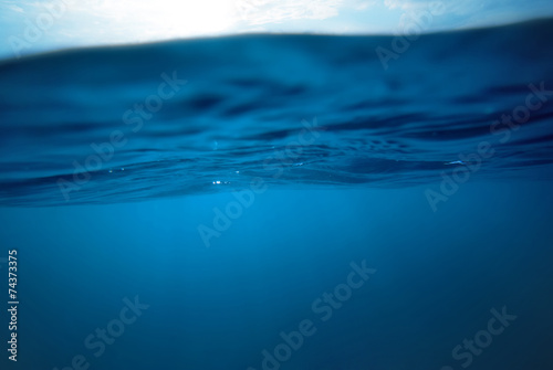 underwater, sea and sky split