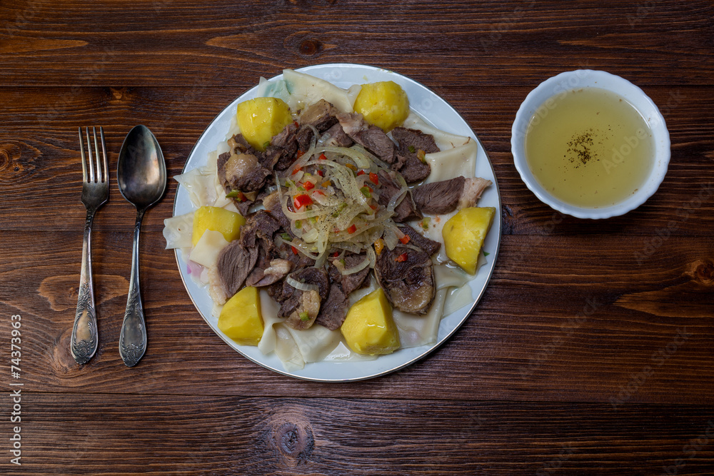 Kazakh national dish Kazakh national dish