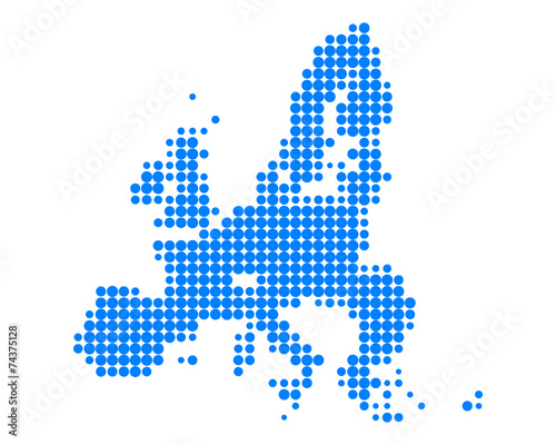 Karte der Europäischen Union