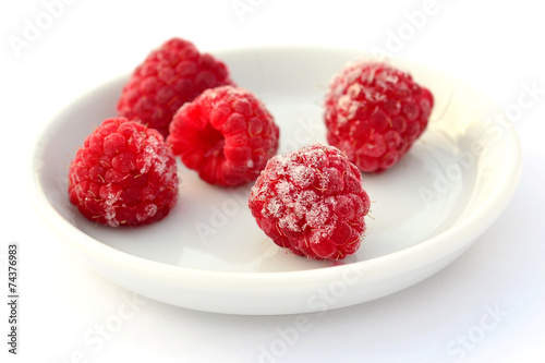 raspberries in the frost