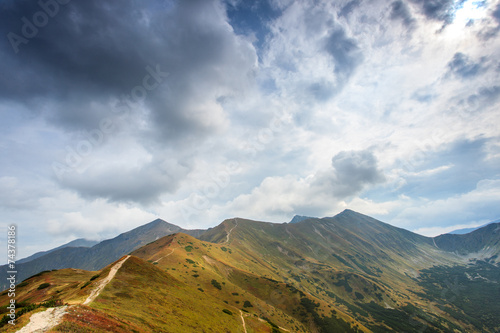 Fototapeta Naklejka Na Ścianę i Meble -  Storm in the mountains