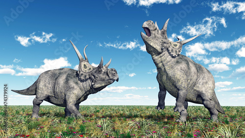 Dinosaur Diabloceratops © Michael Rosskothen
