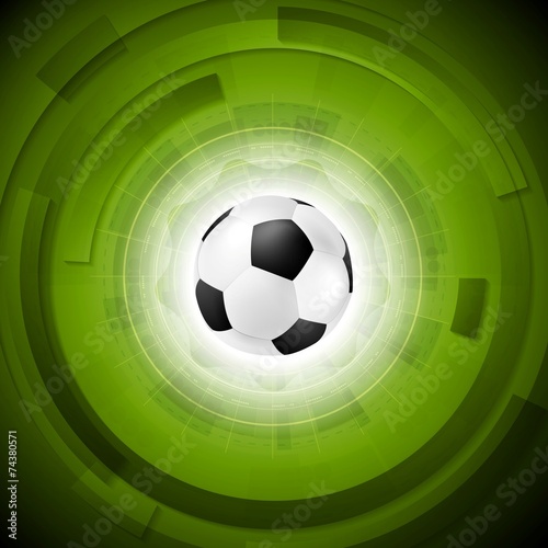 Sport tech football background