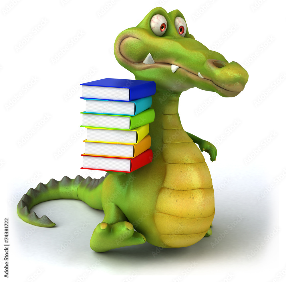 Fototapeta premium Fun crocodile
