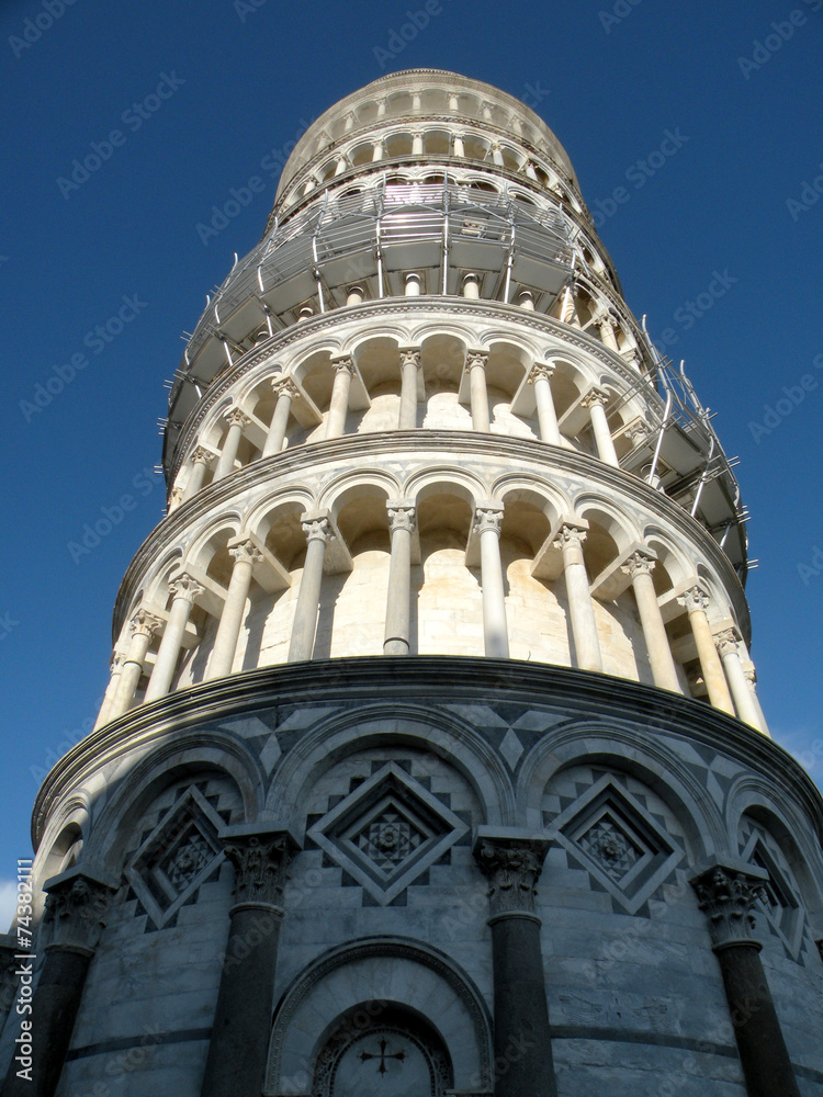 Pisa tower in the sky