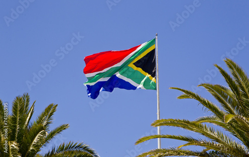 Large South African flag