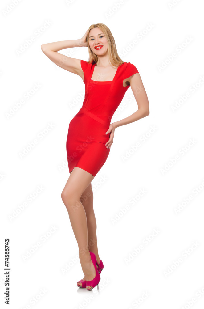 Young woman in fashion concept Young woman in fashion concept