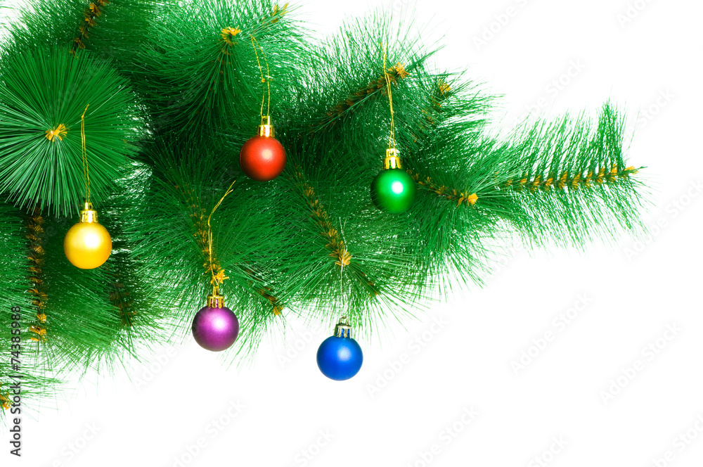 Christmas decoration isolated on the white Christmas decoration isolated on the white