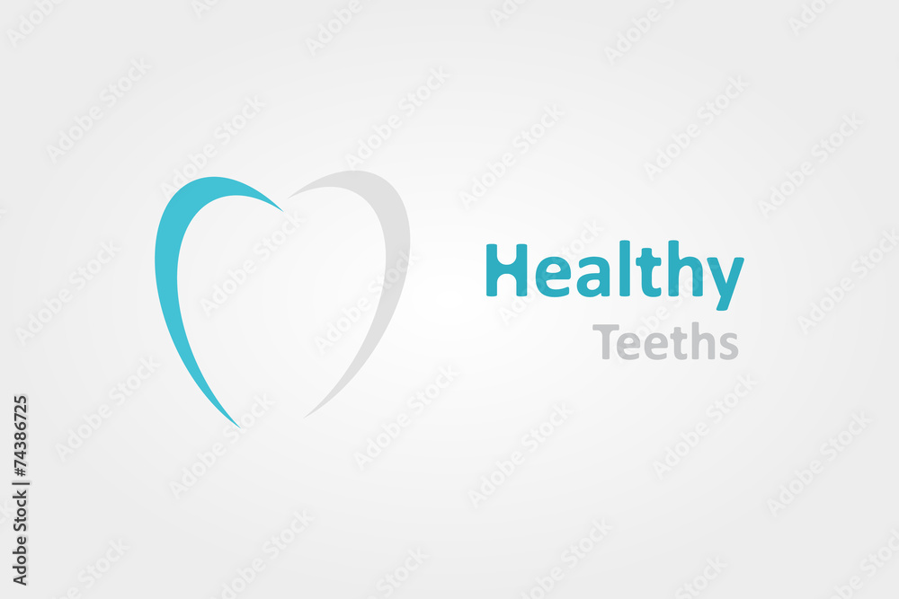 Logo design element. Tooth, dentist, medical