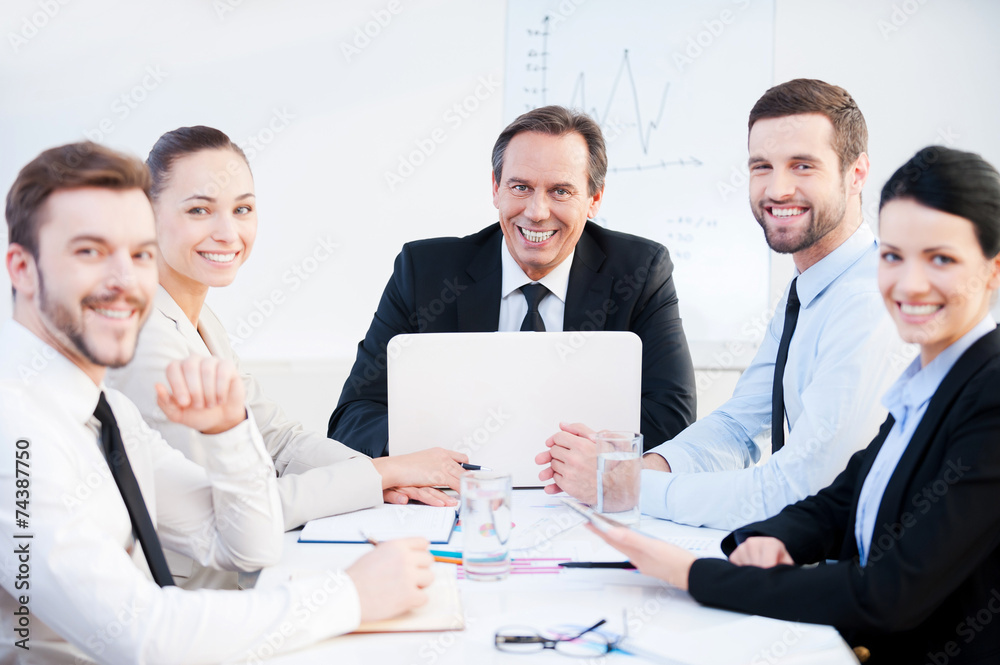 Fototapeta premium Confident business team.