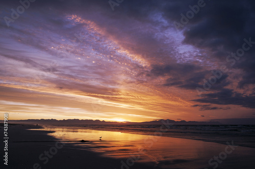 sunrise on the beach © elsahoffmann