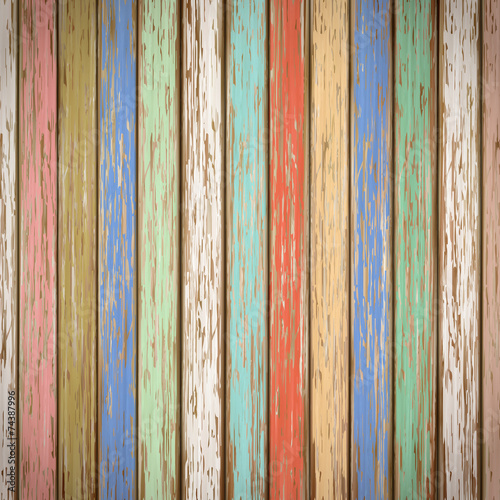 retro colorful wooden texture background