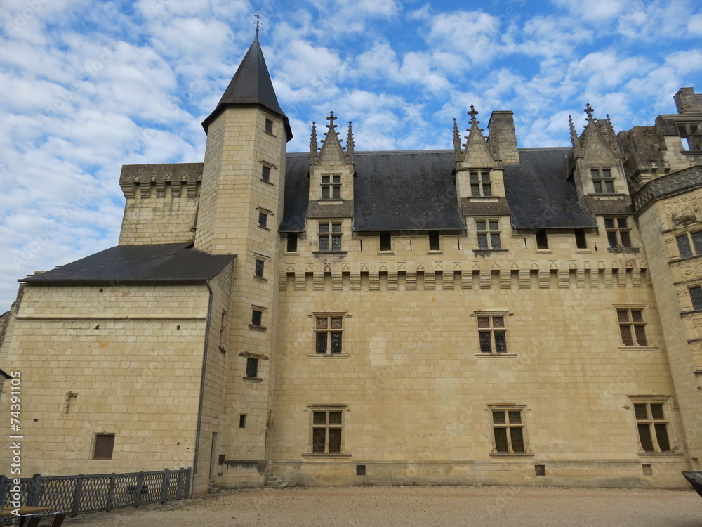 Maine-et-Loire - Montsoreau - Le château et sa tourelle
