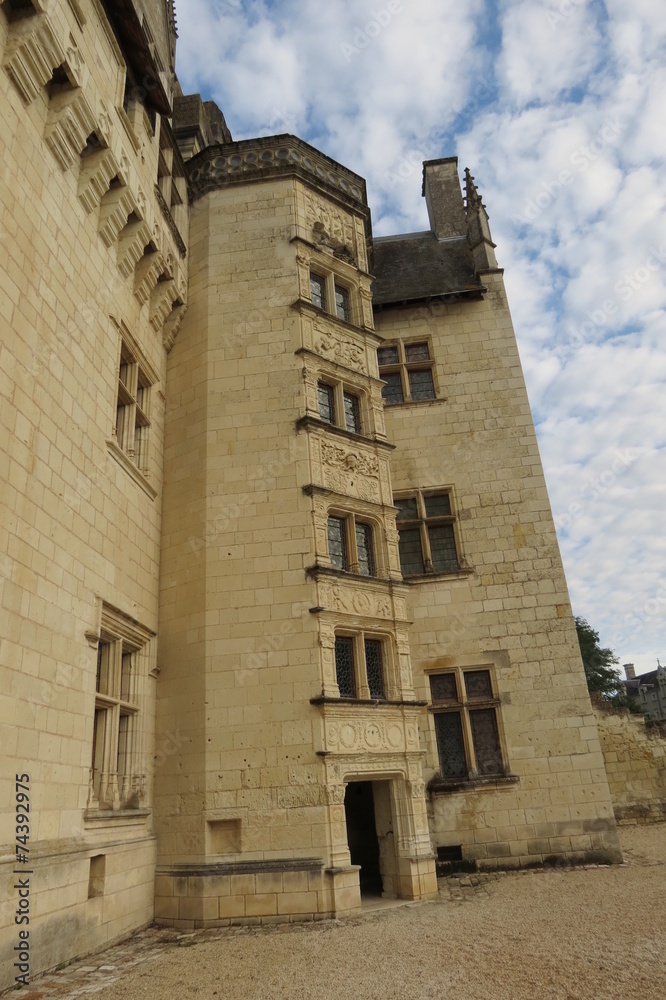 Maine-et-Loire - Château de Montsoreau - Tourelle renaissance