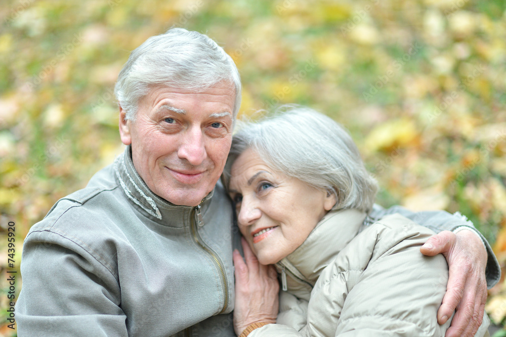 Happy senior couple