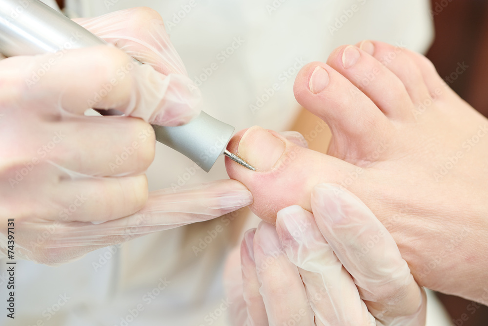 Pedicure in beauty salon Pedicure in beauty salon