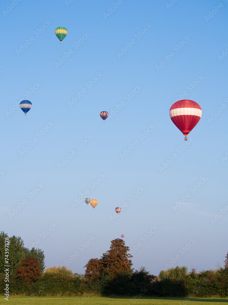 Naklejka premium Balon na ogrzane powietrze # 165
