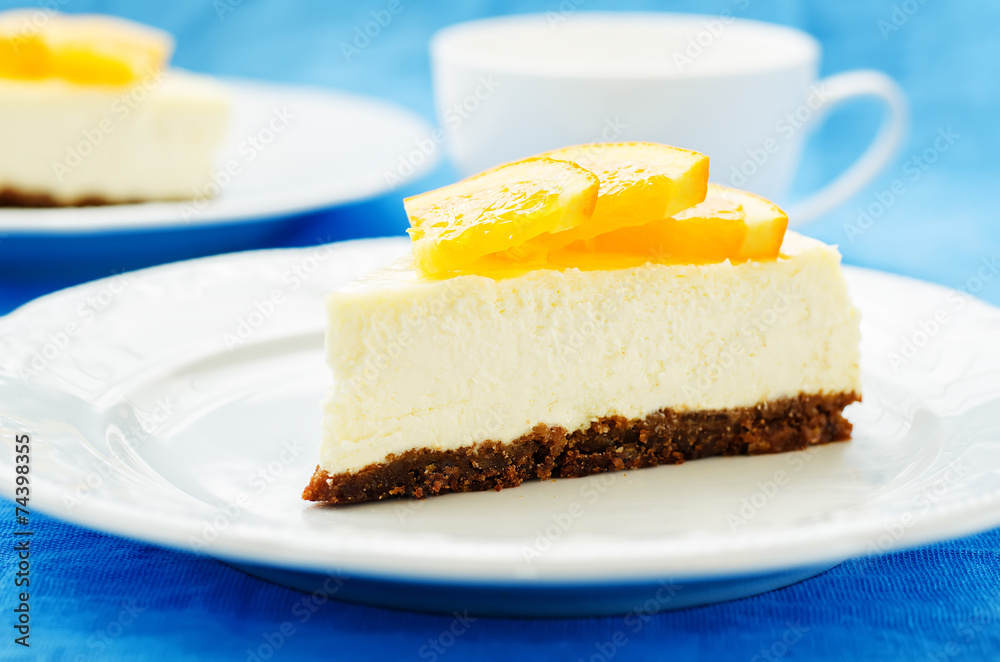 slice of new York cheesecake slice of new York cheesecake