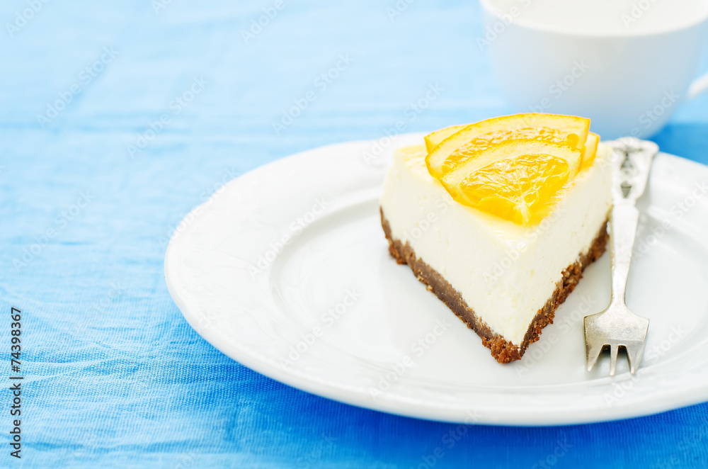 slice of new York cheesecake slice of new York cheesecake