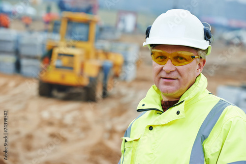 Foto construction building site foreman