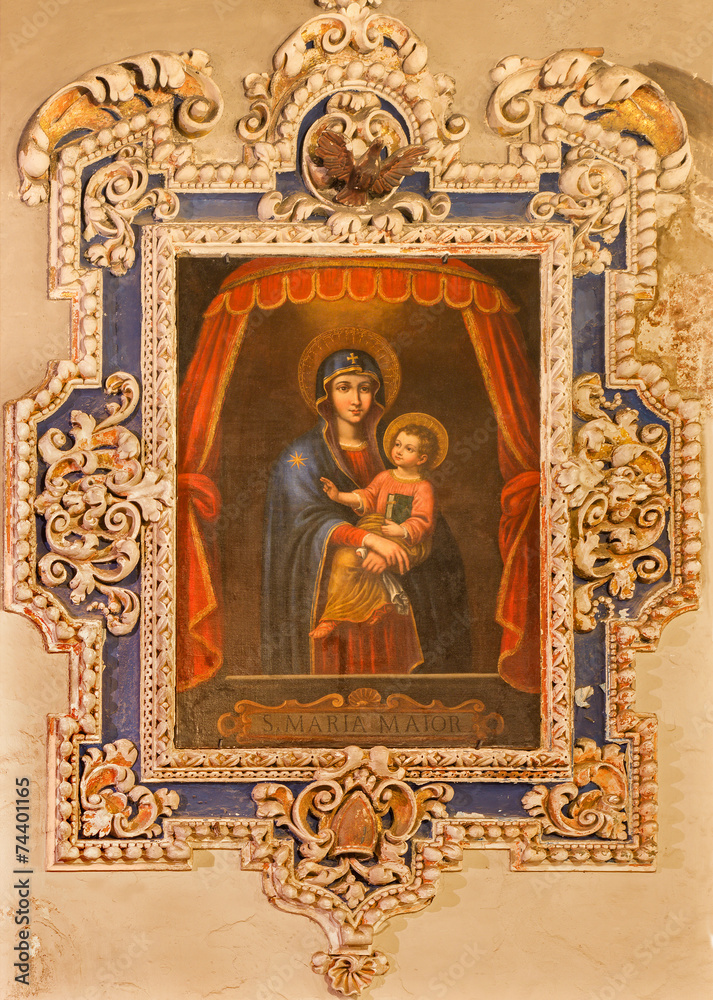 Seville - Madonna in Iglesia de Santa Maria Magdalena