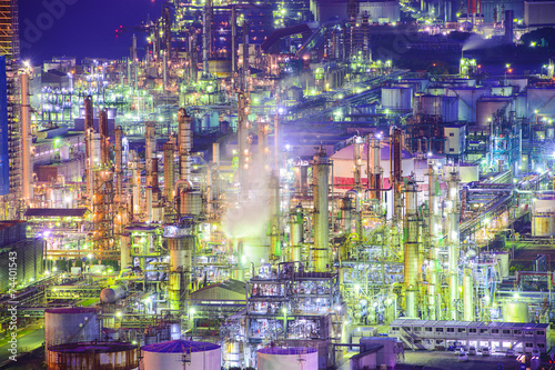Factories in Yokkaichi, Japan © SeanPavonePhoto