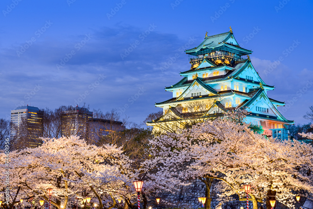 Fototapeta premium Osaka Castle in the Spring